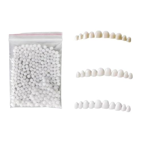 DAONPHARI Moldable Teeth Veneers with Adhesive Fitting Beads Temporary False Teeth |Health & Beauty | Oral Care | Whitening (30 Gm) - Image 1