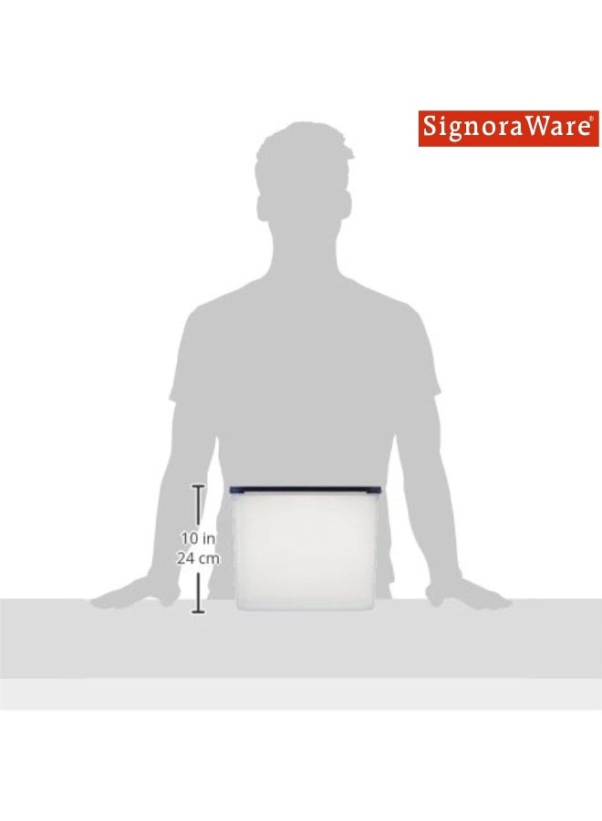 Signoraware Large 9 Litres Modular Multi-Purpose Plastic Containers with Lid | Kitchen Food Grade BP - Image 5
