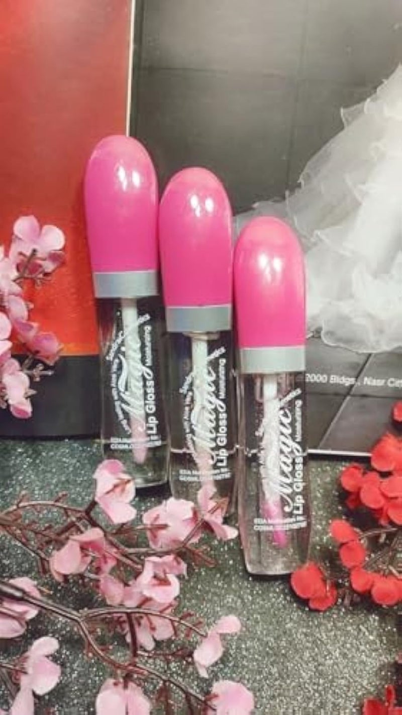 Lip Plumper Lip Gloss, Natural Lip Gloss Base Lip Care, Moisturizing & Reduce Fine Lines Lip Mask, Lip Plumping Gloss, Enjoy More Elastic Softer Fuller Lips, No Chapped Lips -5ML - Image 2