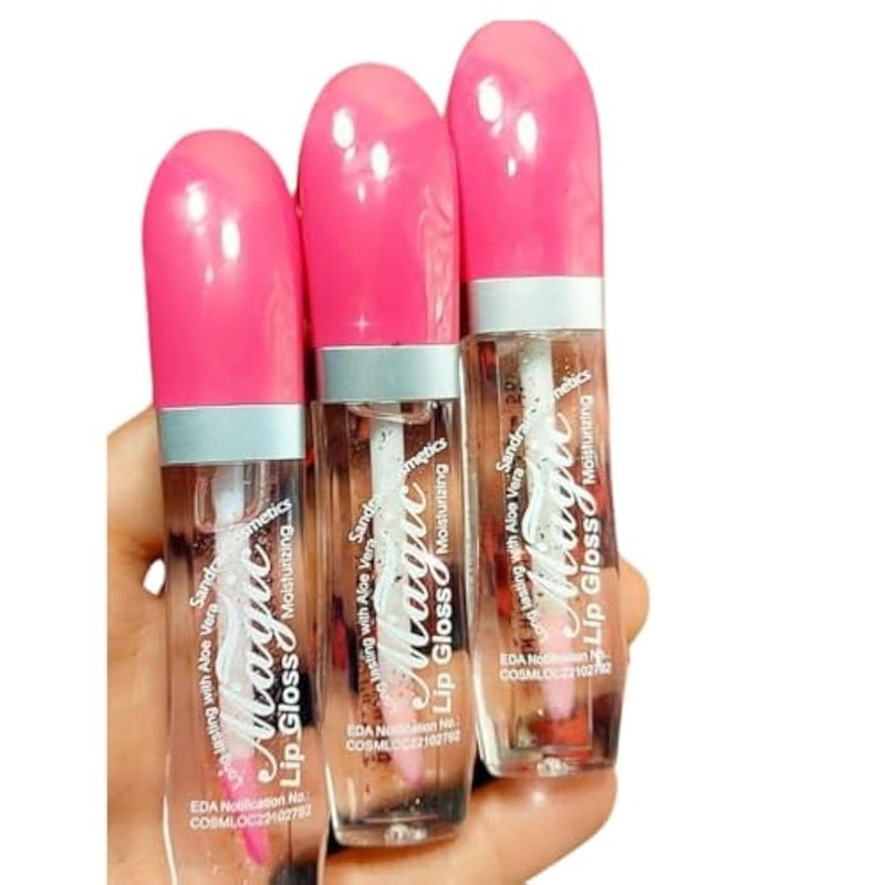 Lip Plumper Lip Gloss, Natural Lip Gloss Base Lip Care, Moisturizing & Reduce Fine Lines Lip Mask, Lip Plumping Gloss, Enjoy More Elastic Softer Fuller Lips, No Chapped Lips -5ML - Image 1
