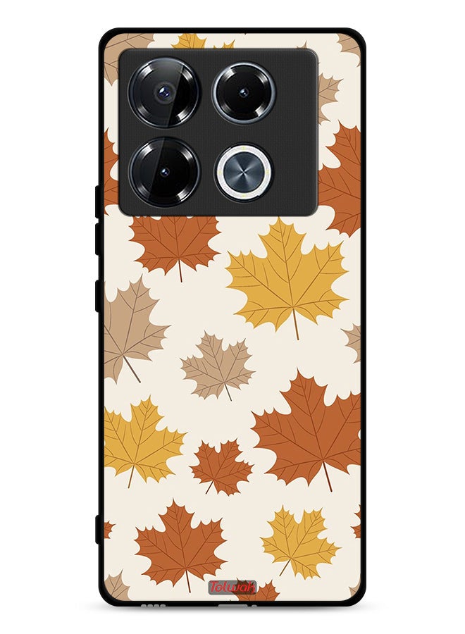 Tolwak Infinix Note 40 Pro 5G Protective Case Cover Autumn Leaves - Image 1