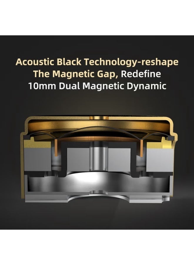 KZ Gold KZ ZSN Pro X Dual Driver In Ear Earphone 1BA 1DD Wired Earphone HiFi Sport Gaming Earbuds Headphones For Phone Computer Tablet - Image 5