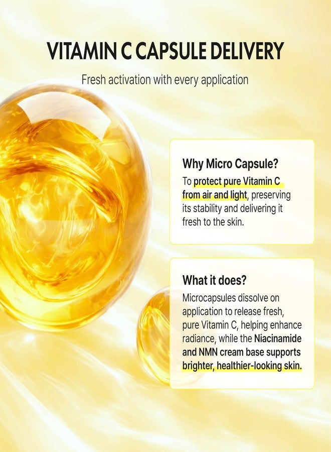 TIA'M TIAM Glow 333 Capsule Moisturizer, Vitamin C Capsule Formula with Niacinamide & NMN, Radiance Boosting Moisture Care for Dull & Uneven Skin, Lightweight Daily Hydration, 1.69 fl oz - Image 3
