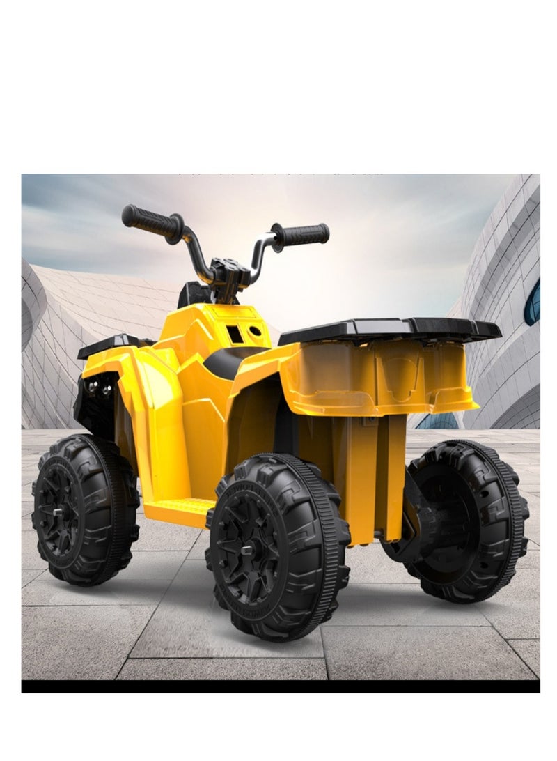 بينغ جنرال 4 عجلات الدراجة الرباعية للأطفال، دراجة نارية كهربائية تعمل بالبطارية، مناسبة للأطفال الذين تزيد أعمارهم عن 3 سنوات لركوب الدراجة الكهربائية - Image 1