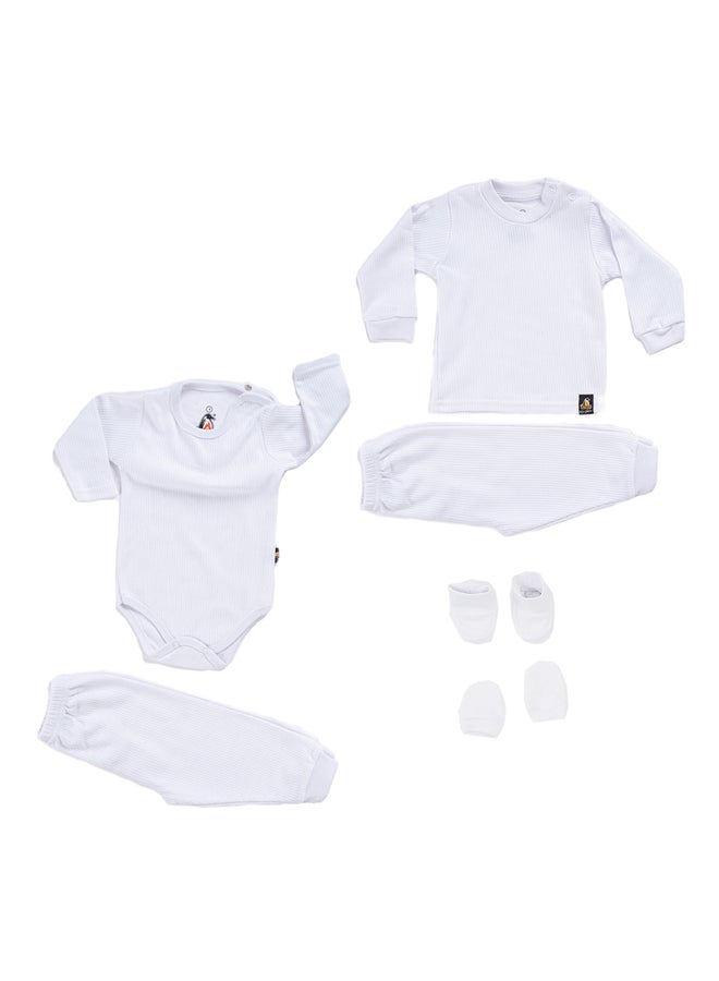 ثيرمو مجموعه بيبي ثيرمو 6 قطع 
2 بنطلون + سلوبت + توب + جوز لكلوك + جوز جوانتي