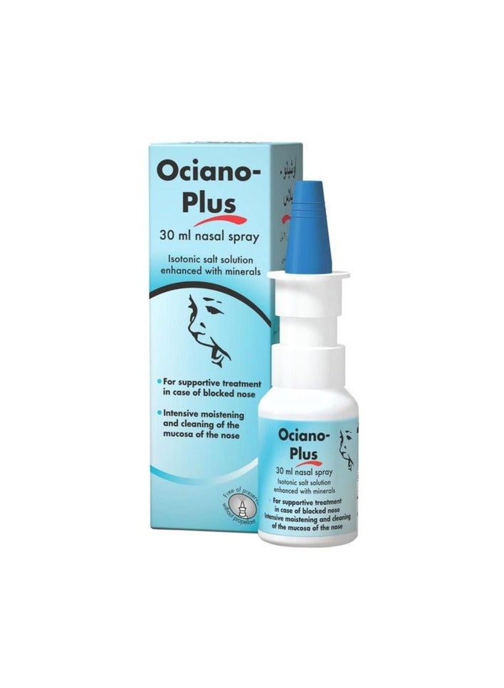 Ursapharm Ociano-Plus Isotonic Salt Solution Nasal Spray 30ml - Image 1
