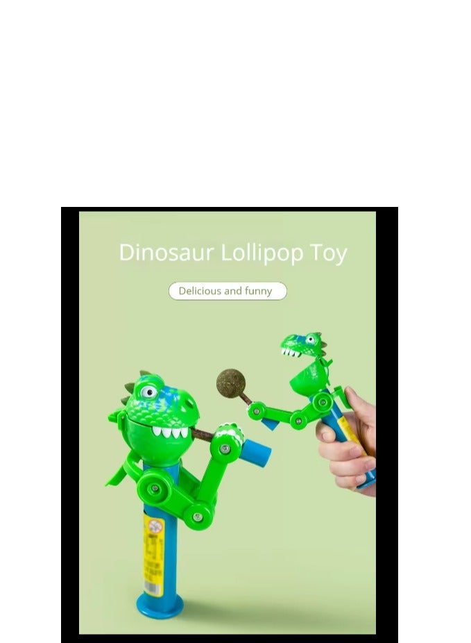 ألعاب القطط تيس - لعبة مصاصة النعناع للقطط - لعبة ديناصور بفم كبير مضحكة - Image 1