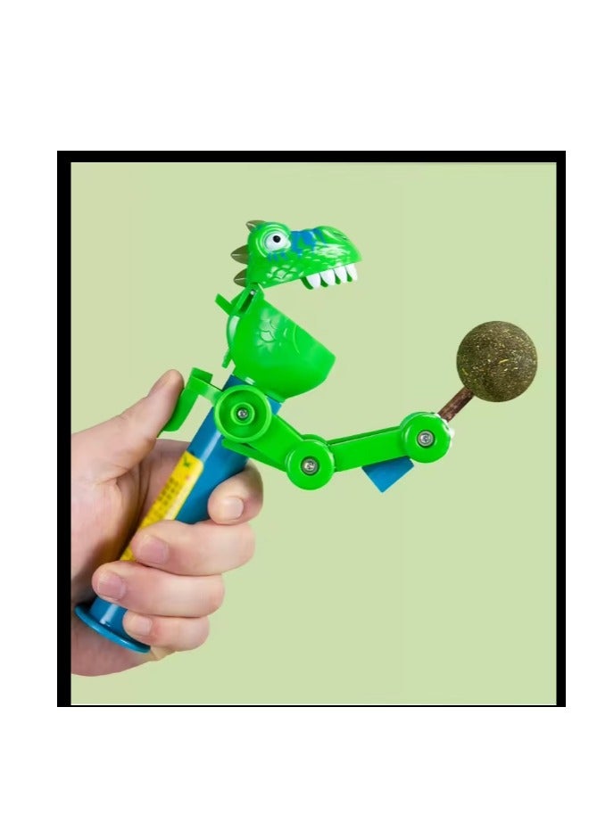 ألعاب القطط تيس - لعبة مصاصة النعناع للقطط - لعبة ديناصور بفم كبير مضحكة - Image 4
