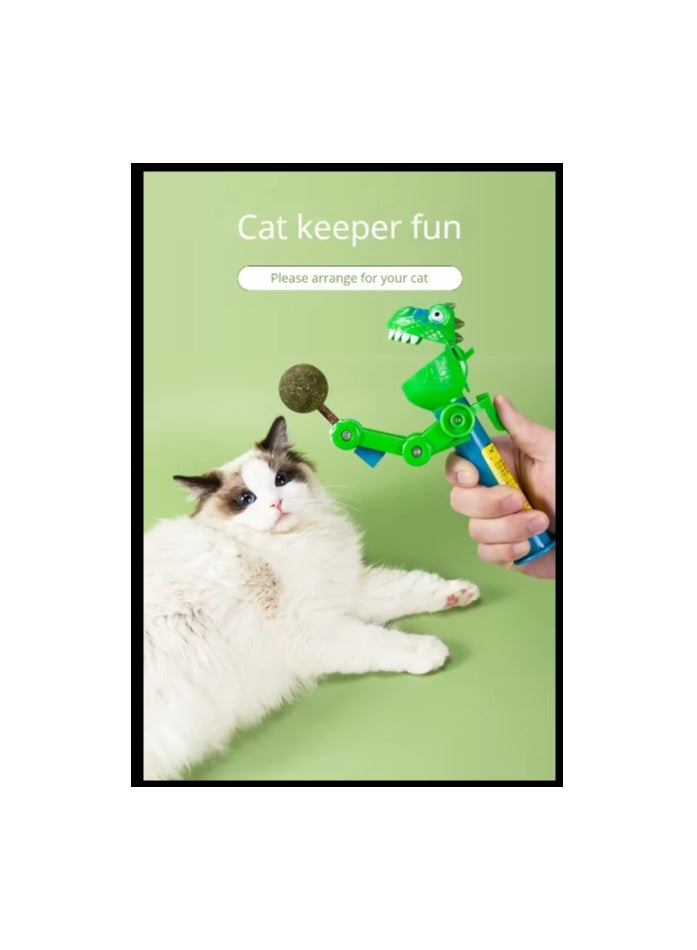 ألعاب القطط تيس - لعبة مصاصة النعناع للقطط - لعبة ديناصور بفم كبير مضحكة - Image 2