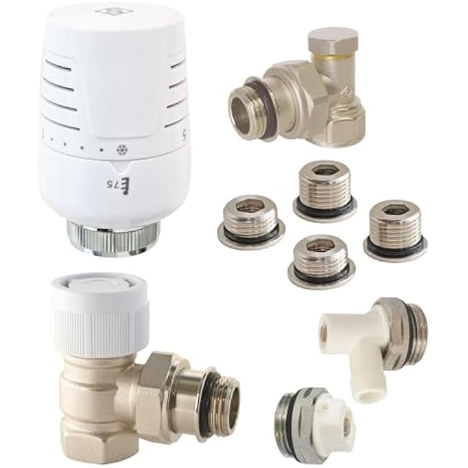 - SET WITH THERMOSTATIC HEAD T302 UNIVERSAL ANGLE COMPLETE. - Image 2