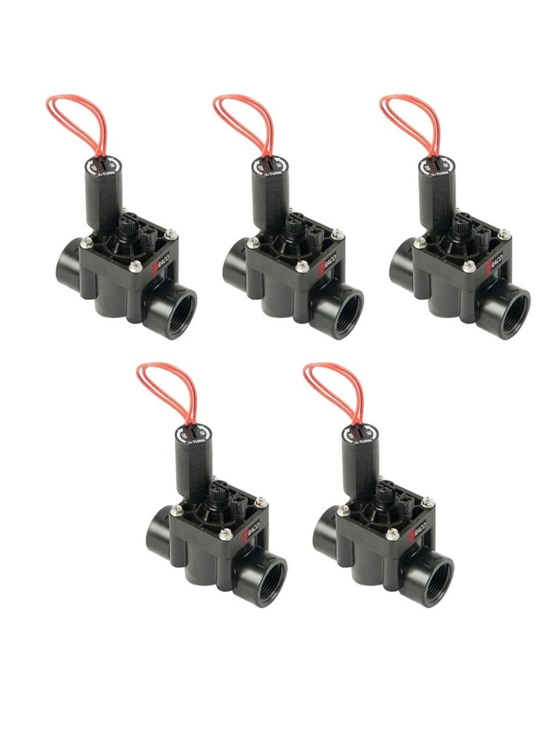 RACO Hunter PGV 1 Inch Solenoid Valve with Flow Control for Residential and Commercial Irrigation Controls (5) - Image 1