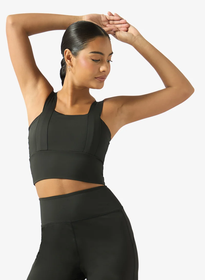 Soft Touch Wide Strap Seamless Training Tank Top