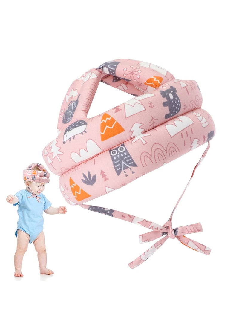 MIXDE Baby Head Protector - Baby Helmet for Crawling Walking Running - No Bumps and Soft Cushion - Adjustable Protective Cap Infant Baby Safety Headguard Suitable for Children Learning to Walk - Image 1