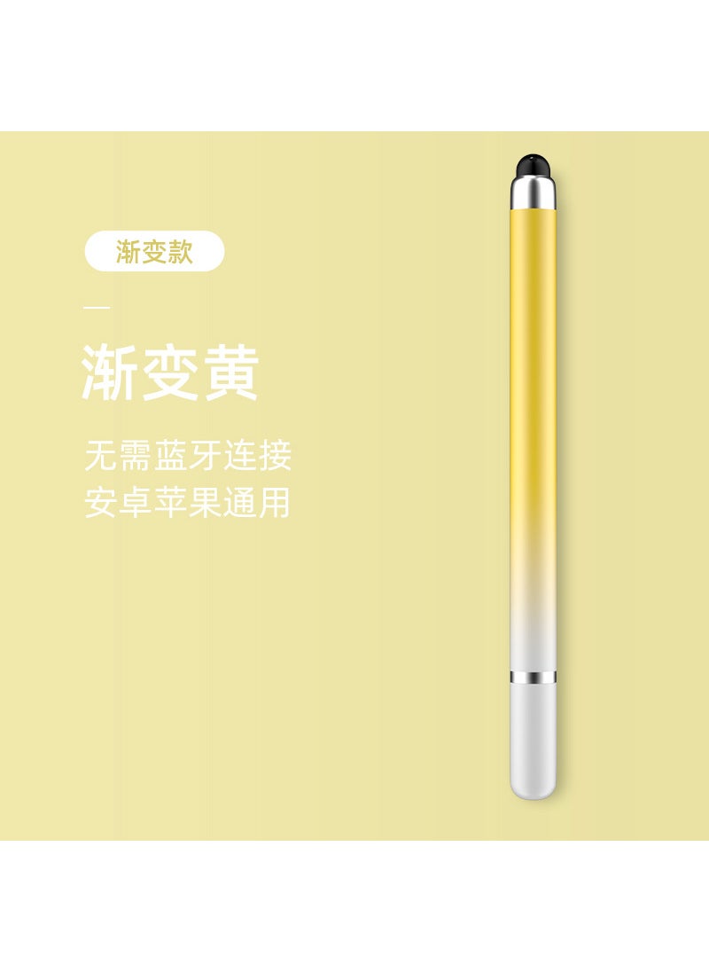 Generic Macaron Gradient Dual-Tip Stylus for Touchscreens Gradient Yellow [Double Head Touch]] 