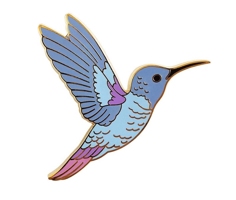 Pinsanity Hummingbird Enamel Lapel Pin - Image 5