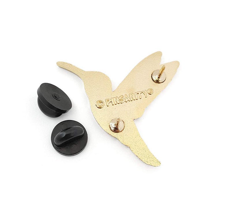Pinsanity Hummingbird Enamel Lapel Pin - Image 3