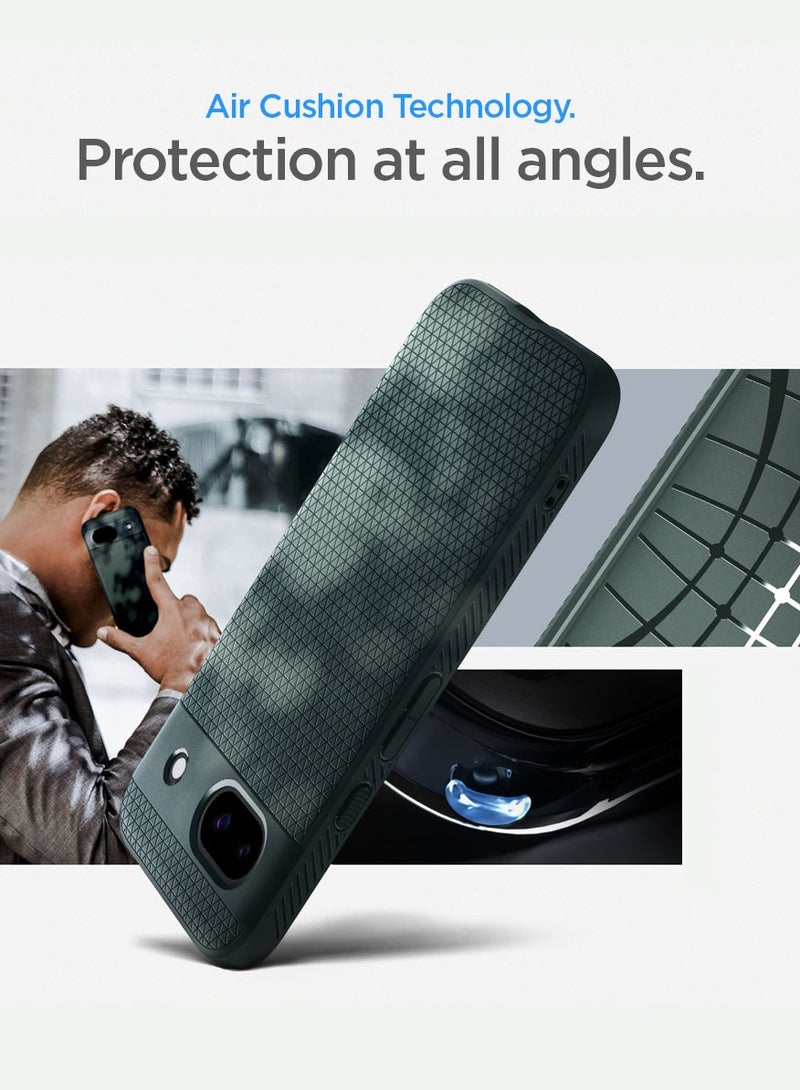 Spigen غطاء حماية Liquid Air لهاتف Google Pixel 8a - أخضر داكن - Image 2