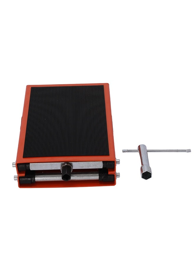 لوازم رافعة دراجة نارية برتقالية 500 كغ - رافعة قوية للدراجات النارية وATV بسعة 1100 رطل مع منصة عريضة - مثالية لصيانة الدراجات والمركبات الصغيرة - Image 2