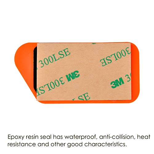 Jayron Digital LCD Tachometer Inductive Tach Hour Meter Display Max RPM Waterproof for Most Gas Engine Marine ATV Generator Lawn Tractor Motorcycle (Orange) - Image 5