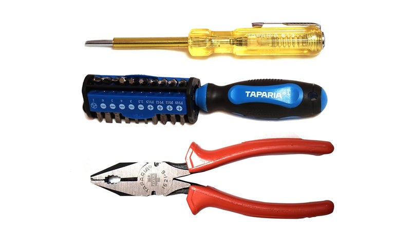 Taparia Tk014 Bs31, 1621-8, 813 Line Tester, Screwdriver, Combination Plier 8 Set, Multicolour - Image 1