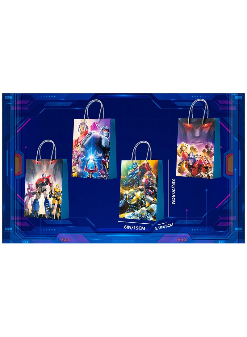 FRUITFUL PARTY Transformers Party Bags, 16pcs Transformers Gift Bags Transformers Goodie Bags Transformers Candy Bags for Transformers Party Favors - Image 3