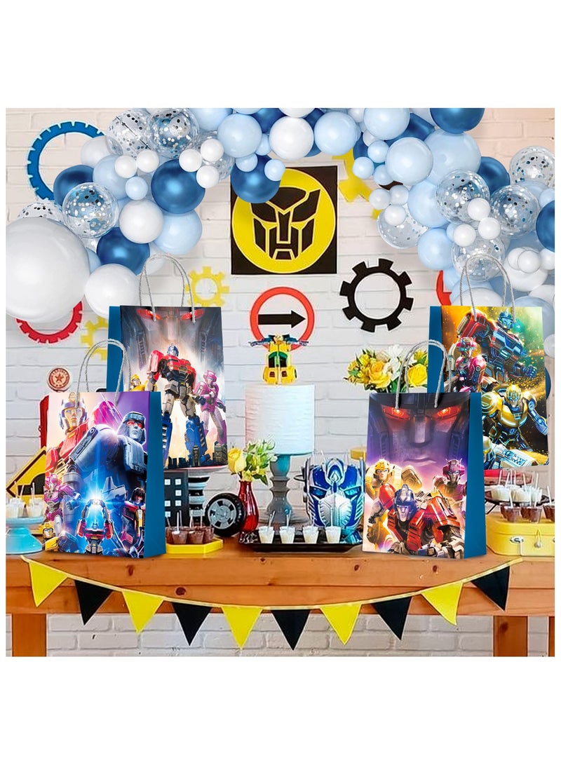 FRUITFUL PARTY Transformers Party Bags, 16pcs Transformers Gift Bags Transformers Goodie Bags Transformers Candy Bags for Transformers Party Favors - Image 4