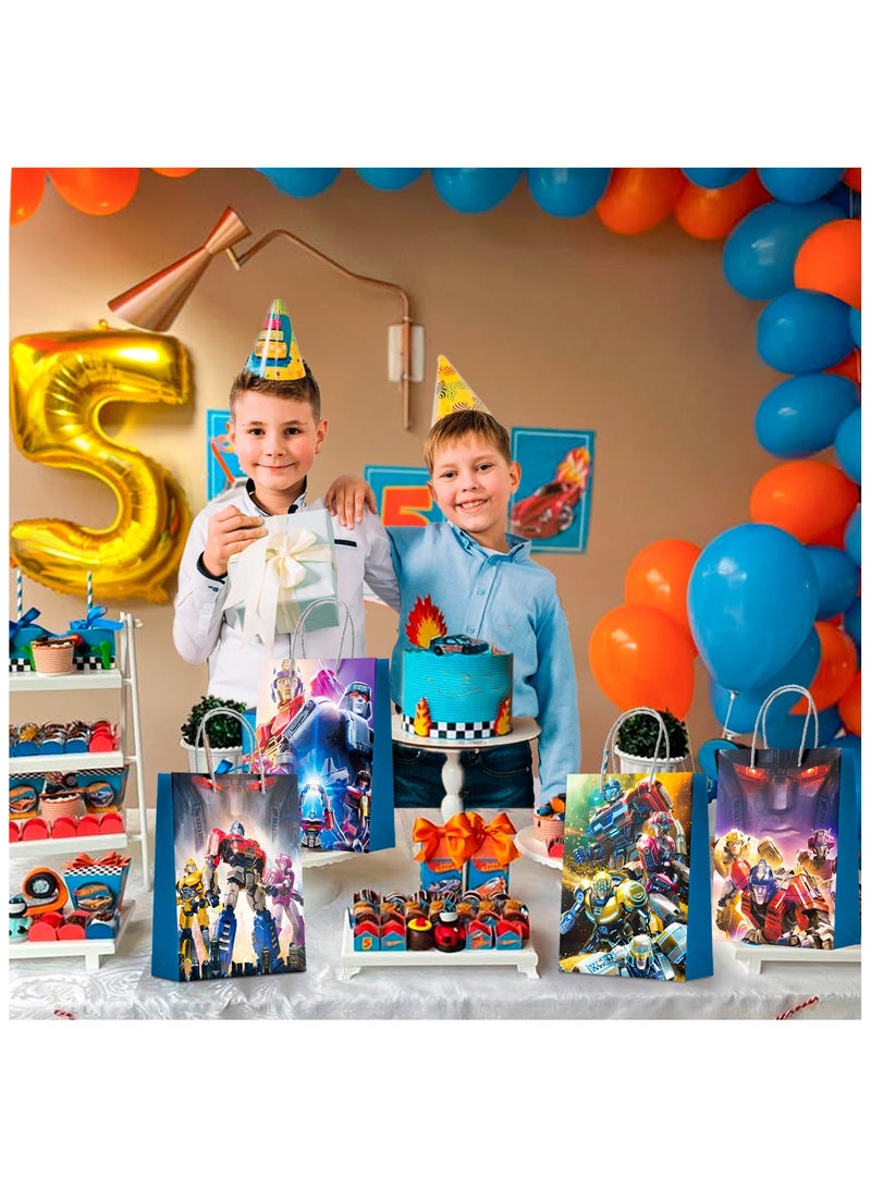 FRUITFUL PARTY Transformers Party Bags, 16pcs Transformers Gift Bags Transformers Goodie Bags Transformers Candy Bags for Transformers Party Favors - Image 5