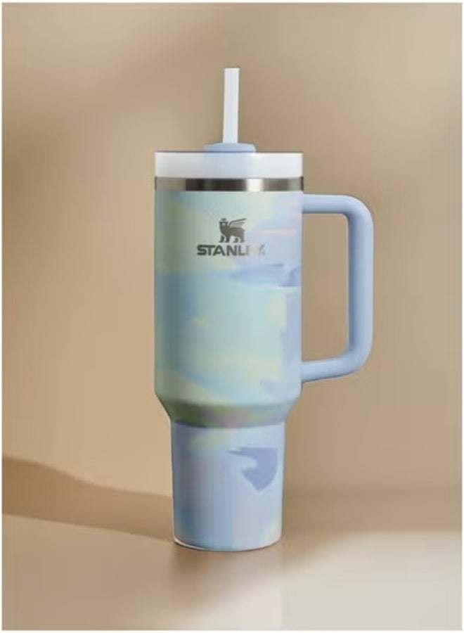 Stanley Quencher H2.0 FlowState™ 40oz Stainless Steel Vacuum Insulated Tumbler with Reusable Straw & Leak-Resistant Lid – BPA-Free, Dishwasher Safe Travel Mug – Keeps Drinks Cold for 40 Hours or Hot for 7 – Ideal for Water, Coffee, Iced Tea, Smoothies & Daily Hydration - Image 3