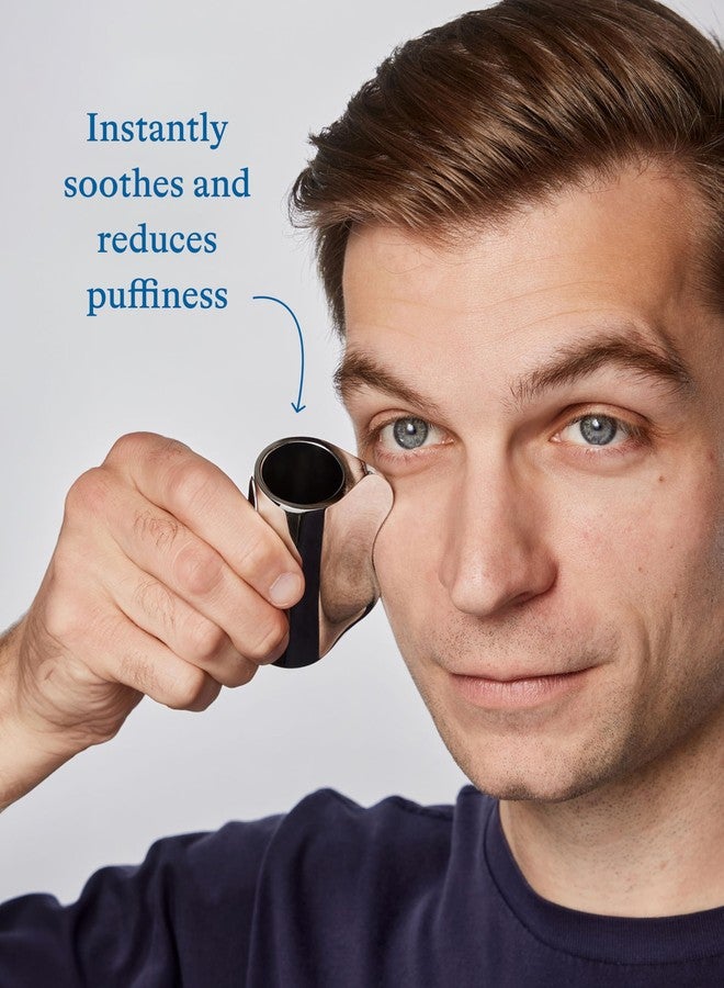 Harry's مجموعة هاري لتبريد العينين للرجال - أداة تدليك الوجه جوا شا لتقليل الانتفاخ و 2 عصا تبريد للعينين - Image 3