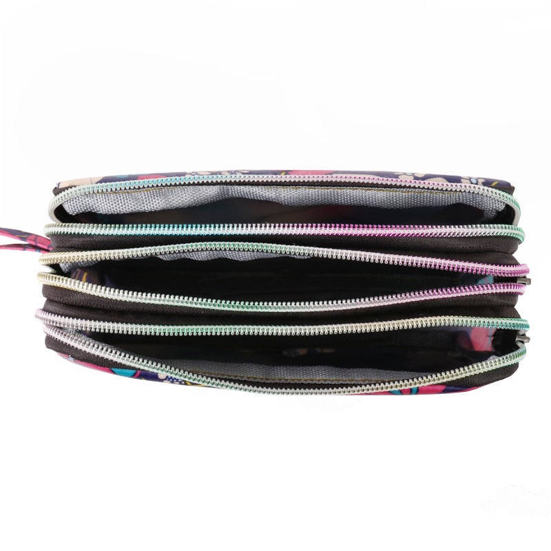 6Inch Waterproof Phone Bag Three-Layer Separation Long Wallet Wrist Bag Fabric Coin Purse Women'S Bag Waterproof Upgrade - Image 5