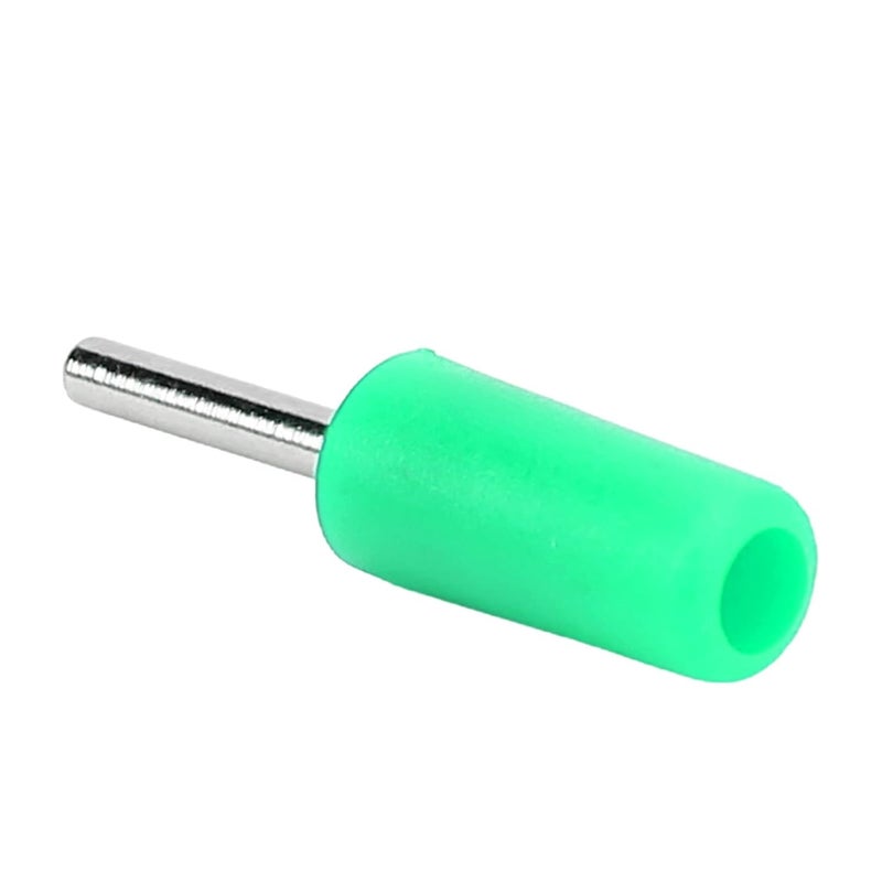 100Pcs Banana Plug Male Plated Brass Pin Straight for Inner Spring Panel J.10001 2mm, Mini Banana Plug, Audio Speaker Cable Connector with Strong Connectivity and Good Condu (Green) - Image 4
