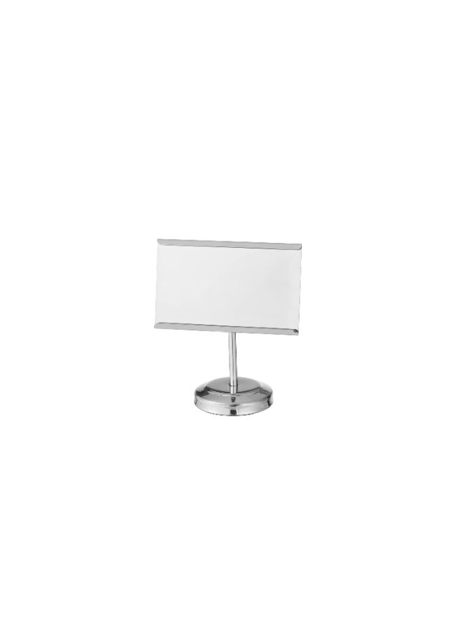 Dania New Arrival Metal Card and Card Holder for Table or Receptions Silver 10 cm - Image 3