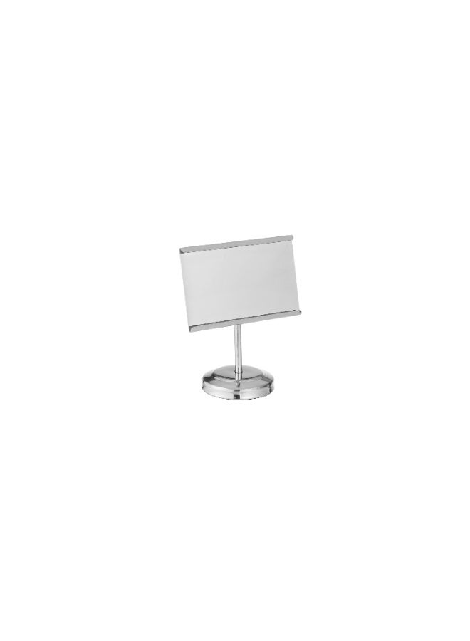 Dania New Arrival Metal Card and Card Holder for Table or Receptions Silver 10 cm - Image 4