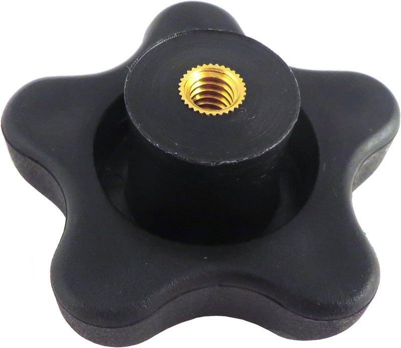 Taytools 770801 Lot 10 Each 5/16 18 Female Thread Star Knobs 2 inch Diameter with Through Insert - Image 3