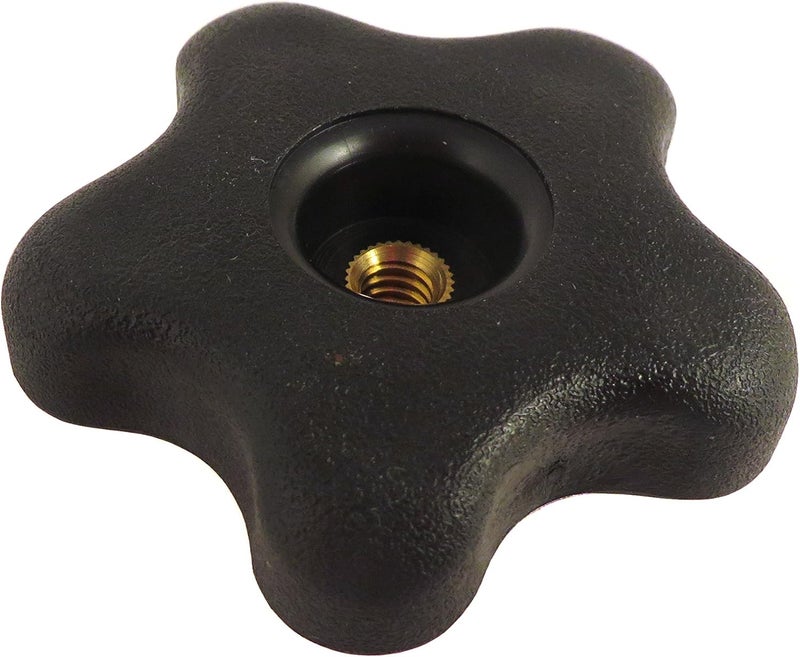 Taytools 770801 Lot 10 Each 5/16 18 Female Thread Star Knobs 2 inch Diameter with Through Insert - Image 2