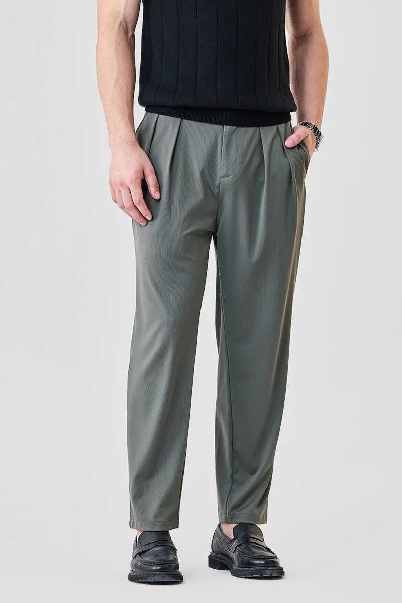 SNITCH بنطلون بقصة مستقيمة مطاطي