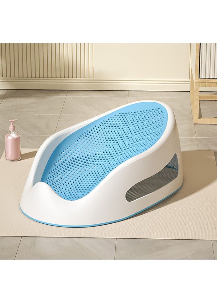 صحراء الواحة حامل حمام للأطفال مع شبكة استحمام، ودعم للجلوس والاستلقاء، ووسادة مضادة للانزلاق، وسرير استحمام قابل للطي لحديثي الولادة - Image 1