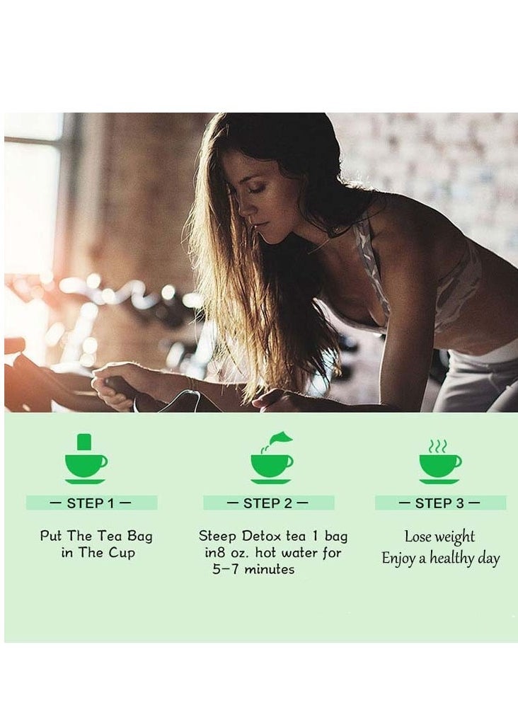 Wins Town Detox Flat Tummy Tea,Burn Fat Slimming Tea Healthy,Aids Digestion Reduce Bloating Suppresses Appetite, Support Healthy Digestion And Metabolism 28 Bags  - Image 3