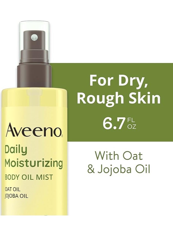 AVEENO Daily Moisturizing Body Oil Mist With OAT OIL AND JOJOBA OIL,Suitable For Dry And Rough Skin, 200 ML. - Image 3