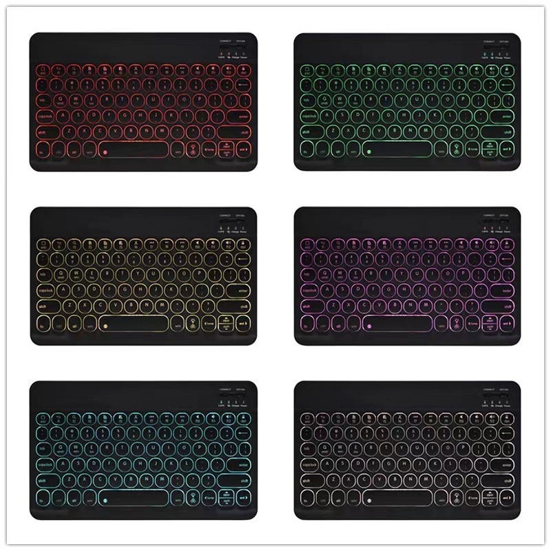 For Lenovo tab M10plus Spanish Bluetooth keyboard protective cover TB-X606F cover 10.3 inch TB- Cover Round Cap Backlit Keyboard