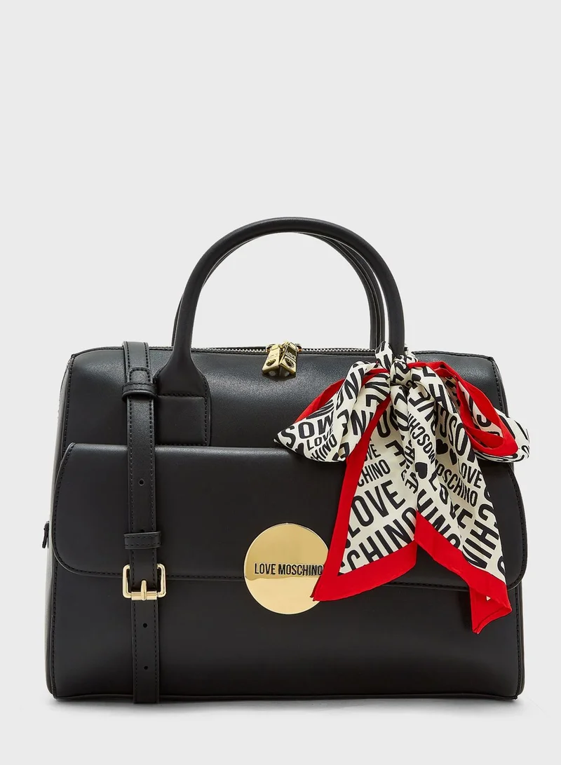 Love Moschino Scarf Detail Crossbody Bag