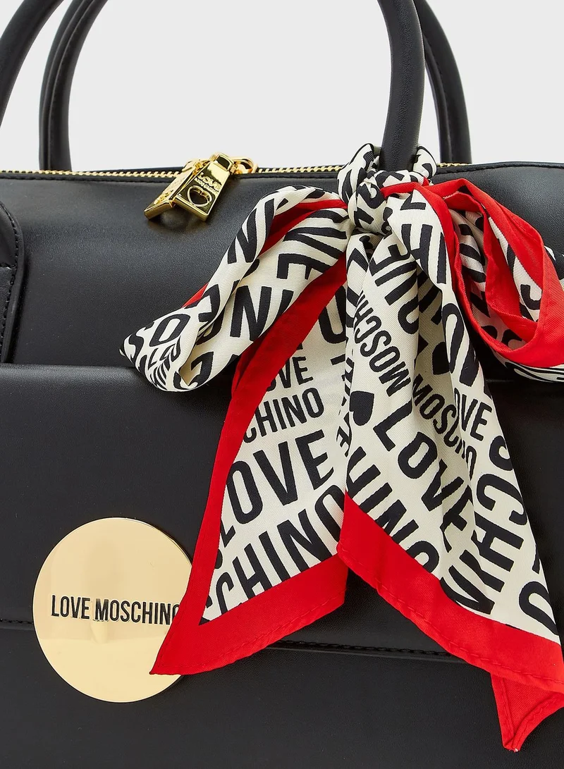 Love Moschino Scarf Detail Crossbody Bag