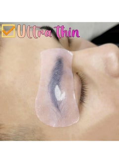 ICONSIAM Brow Perm Patch Silicone Lash Lift Shield Mate Self Sticky Eyebrow Lamination Cover Tool Gel Eyebrow Perming Pads Soft Patches Self-Adhesive Reusable Brow Lifting Pad Laminate Brow Lift Rapidly  - Image 3
