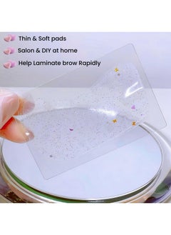ICONSIAM Brow Perm Patch Silicone Lash Lift Shield Mate Self Sticky Eyebrow Lamination Cover Tool Gel Eyebrow Perming Pads Soft Patches Self-Adhesive Reusable Brow Lifting Pad Laminate Brow Lift Rapidly  - Image 4
