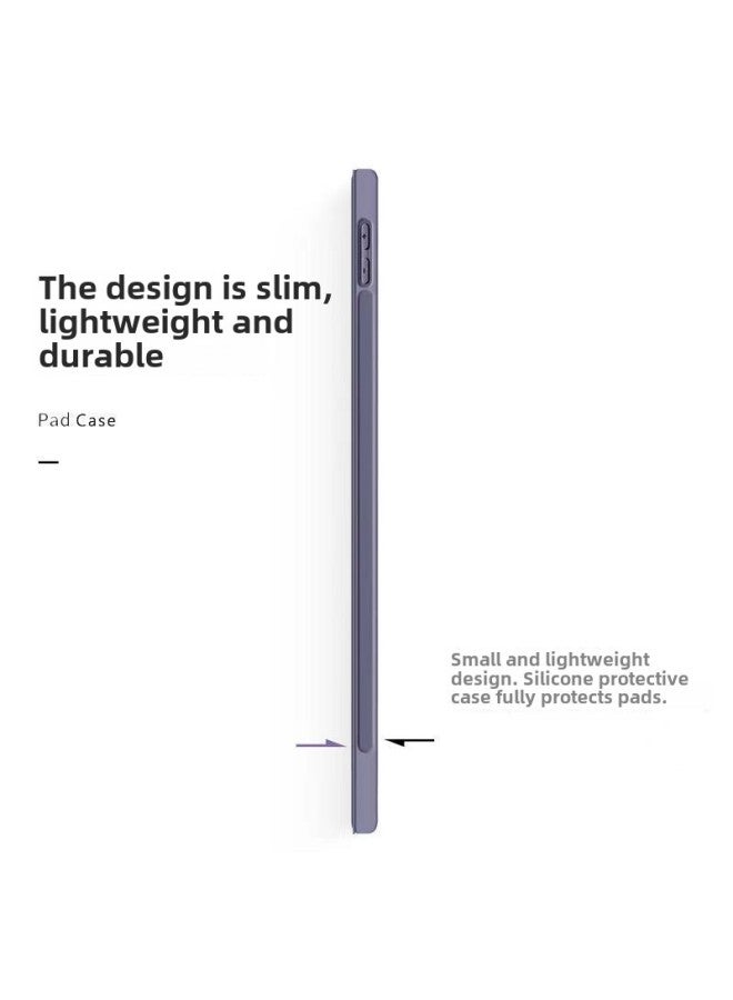 حافظة حماية لجهاز Ipad9 الجيل 2024pro11 بوصة حافظة حماية لجهاز iPad اللوحي ثلاثية الطي IPadmini-اللون: أسود-النماذج القابلة للتطبيق: Air4 10.9/air5 10.9 Universal - Image 4