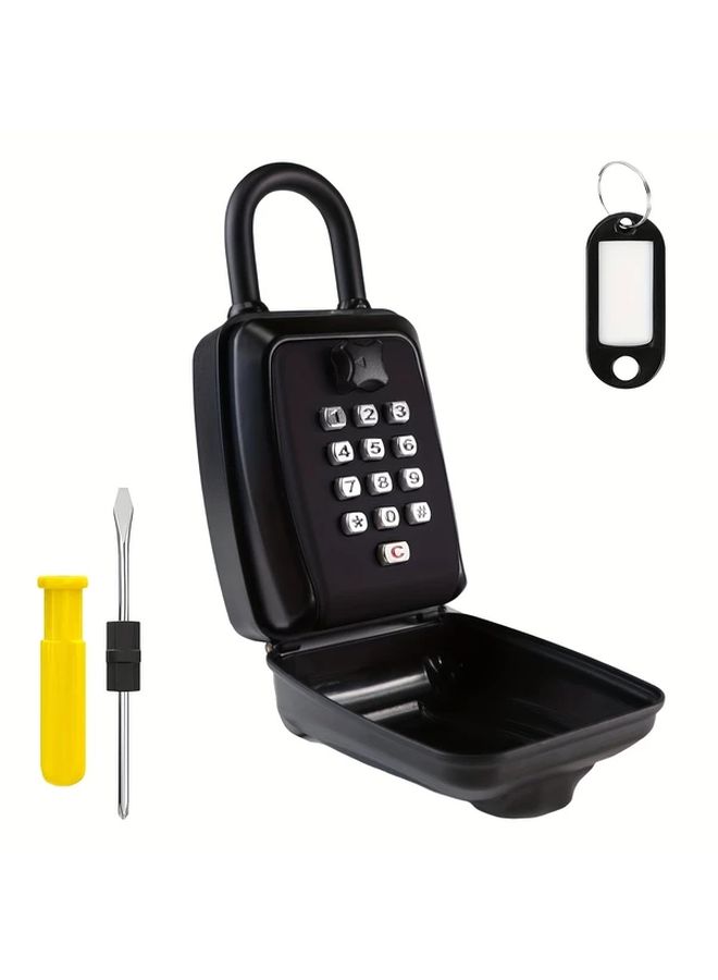 Black Waterproof 12 Digit Digital Key Safe Secure Code Durable Outdoor Key Case - Image 4
