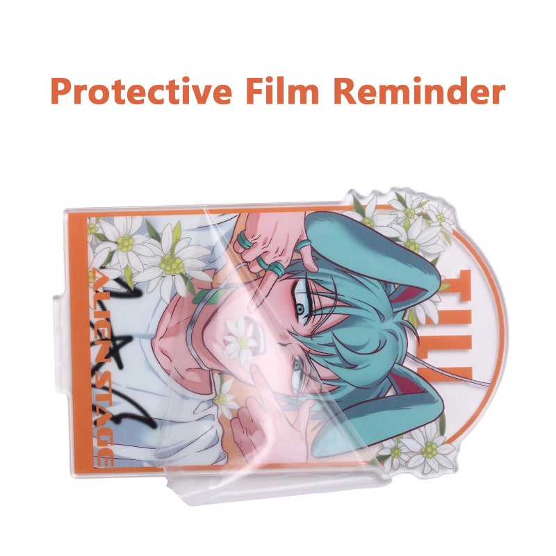 YJacuing Alien Stage Rabbit Series Acrylic Stand â€“ 4.3 x 2 Inch Anime Desk Decor, Officially Licensed ALNST Tabletop Artwork (Till) - Image 3