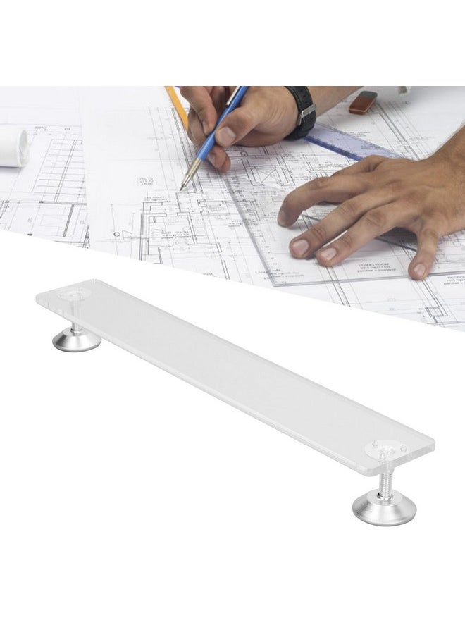 Qinlorgo - Artist Leaning Bridge Adjustable Height Polished Edges Wide Application Hand And Wrist Leaning Bridge For Drawing Practice - Image 1
