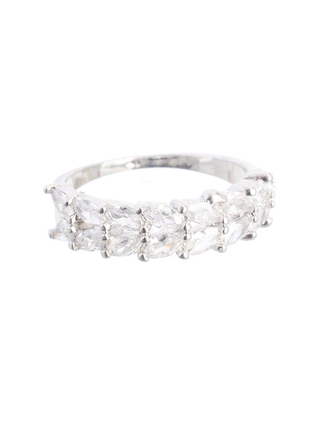 Akher el Ankoud - Zircon Stone Ring Size 18 - Image 1