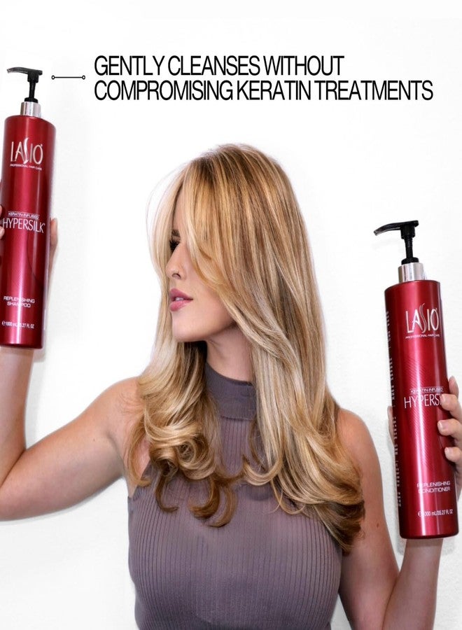 Lasio - Keratin-Infused HYPERSILK Replenishing Shampoo - 35.27 Fl. Oz - Repair, Restore & Redefine Hair Care Products - Keratin Shampoo Sulfate Free - Image 3